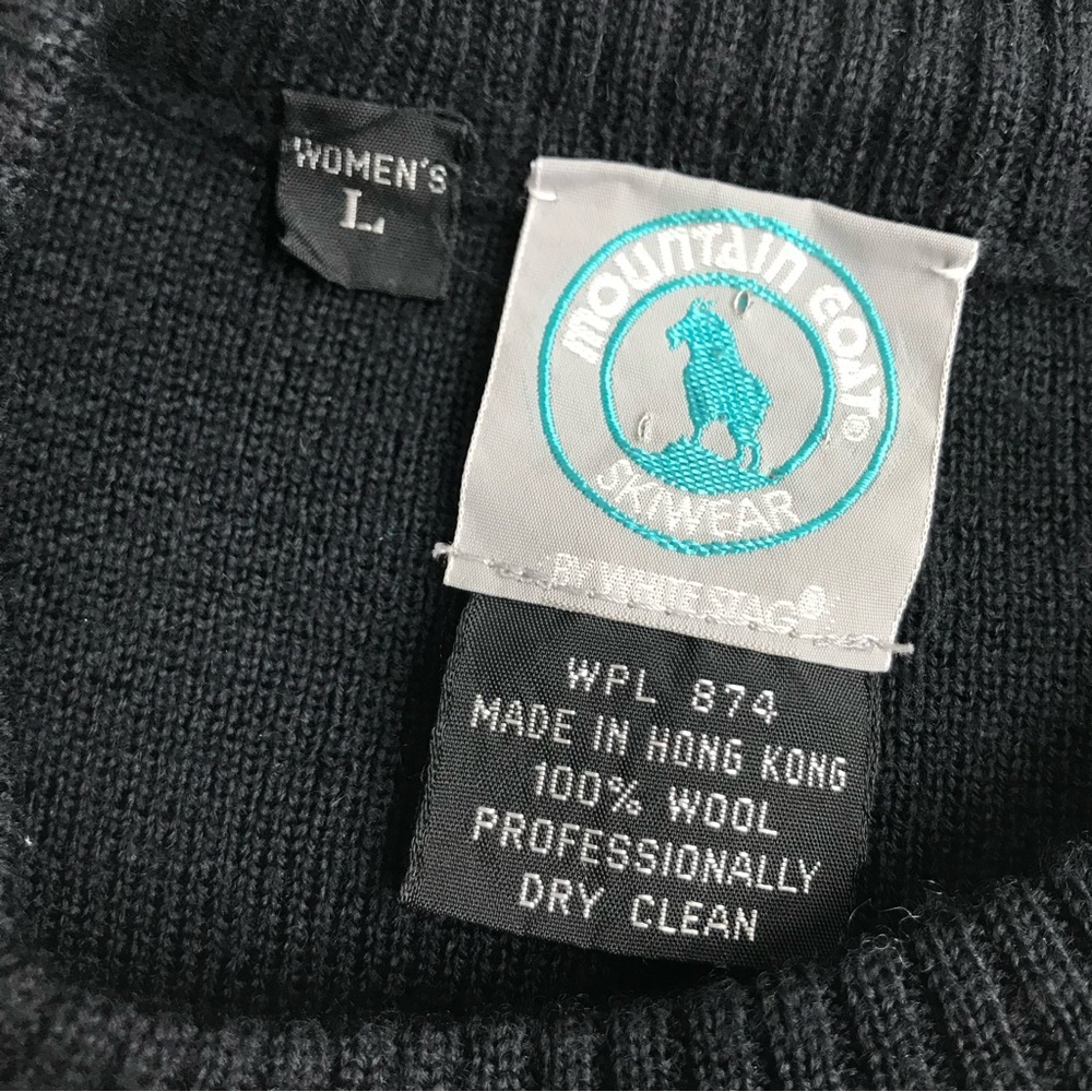 Mountain Goat Skiwear Vintage Wool Sweater by White Stag M - Picture 6 of 9
